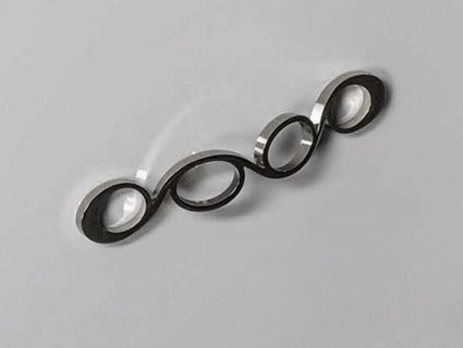 Шкаф-пенал для ванной Armadi Art NeoArt белый с ручкой Wave хром