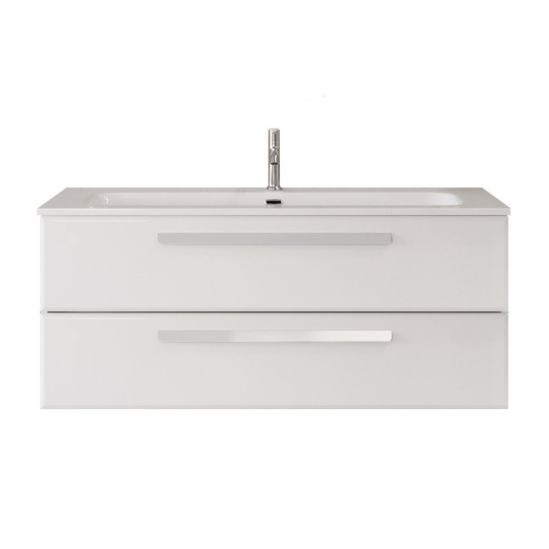 Тумба под раковину без столешницы Cezares Eco Cer-N 120 bianco opaco, ручки сатин