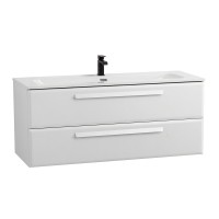 Тумба под раковину без столешницы Cezares Eco Cer-N 120 bianco opaco, ручки сатин