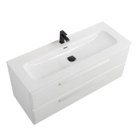 Тумба под раковину без столешницы Cezares Eco Cer-N 120 bianco opaco, ручки сатин