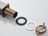 Смеситель для раковины Shevanik S7011T оружейная сталь