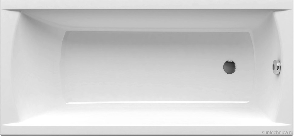 Акриловая ванна Ravak Classic 150x70 см, левая, пристенная, белая, на ножках