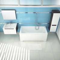 Акриловая ванна Ravak Classic 150x70 см, левая, пристенная, белая, на ножках