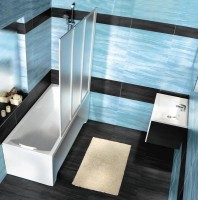 Акриловая ванна Ravak Classic 150x70 см, левая, пристенная, белая, на ножках