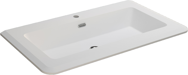 Мебельная раковина Cezares Stylus 50264 Bianco opaco 95 см