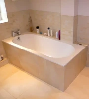 Акриловая ванна Villeroy & Boch Oberon UBQ177OBE2V-01 170x70 см, встраиваемая, цвет альпийский белый, на ножках