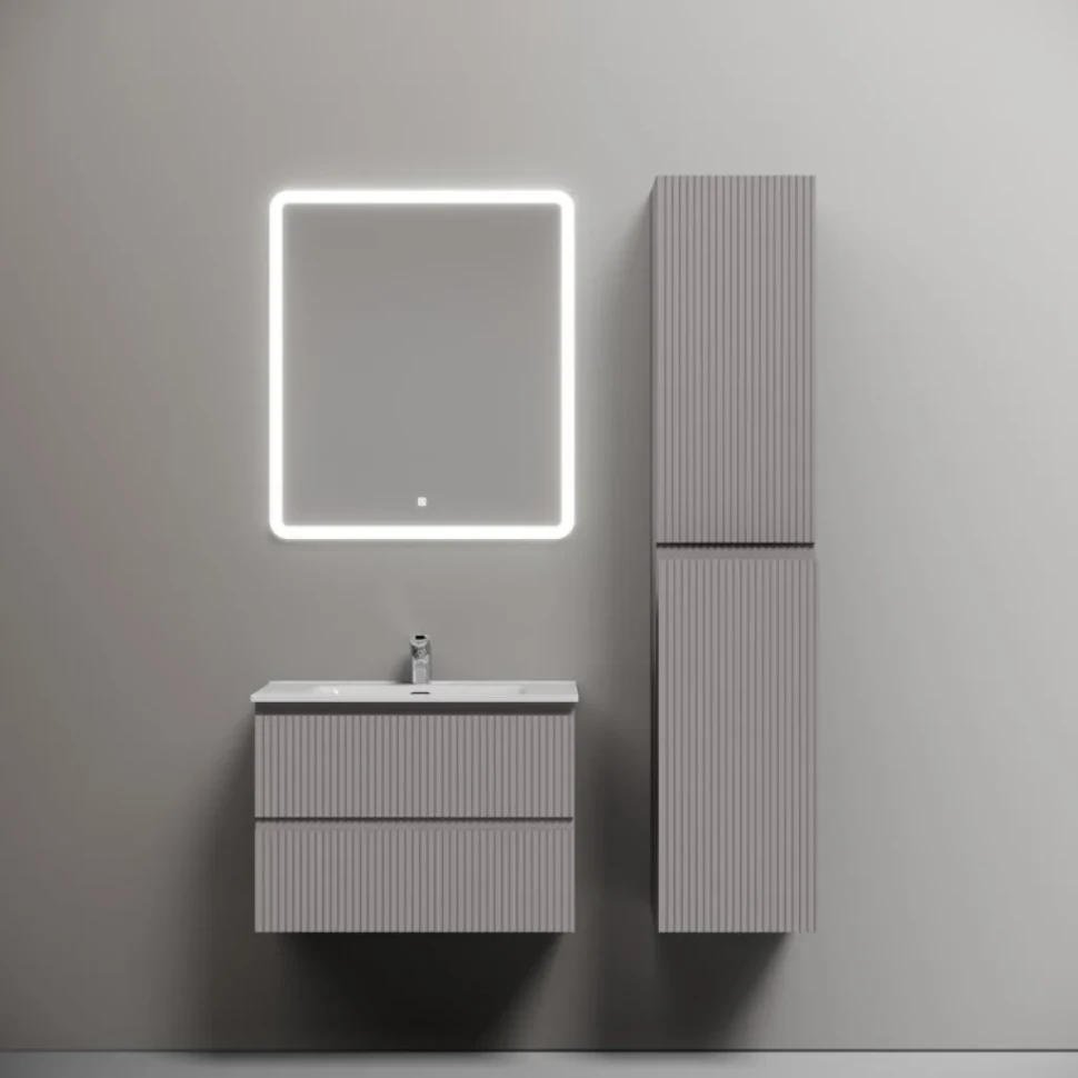 Тумба с раковиной Sancos Snob R 70 doha soft, раковина CN7007