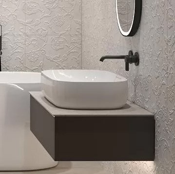 Тумба с раковиной KERAMA MARAZZI Magica 90 вечерний серый матовый