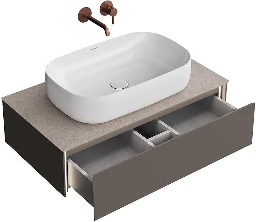 Тумба с раковиной KERAMA MARAZZI Magica 90 вечерний серый матовый