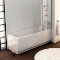 Акриловая ванна Ravak Chrome 150x70 см, пристенная, белая, на ножках