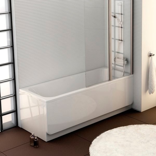 Акриловая ванна Ravak Chrome 150x70 см, пристенная, белая, на ножках