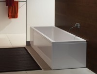 Акриловая ванна Ravak Chrome 150x70 см, пристенная, белая, на ножках