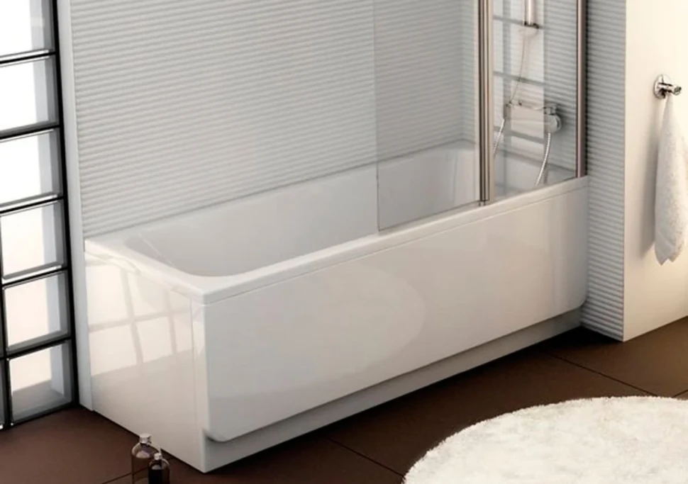 Акриловая ванна Ravak Chrome 150x70 см, пристенная, белая, на ножках