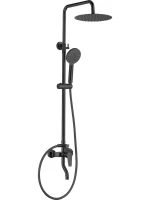 Душевая стойка Allen Brau Eclipse 5.E1007-31 с изливом черная Душевая стойка Allen Brau Eclipse 5.E1007-31 с изливом черная