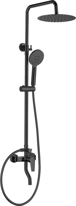Душевая стойка Allen Brau Eclipse 5.E1007-31 с изливом черная
