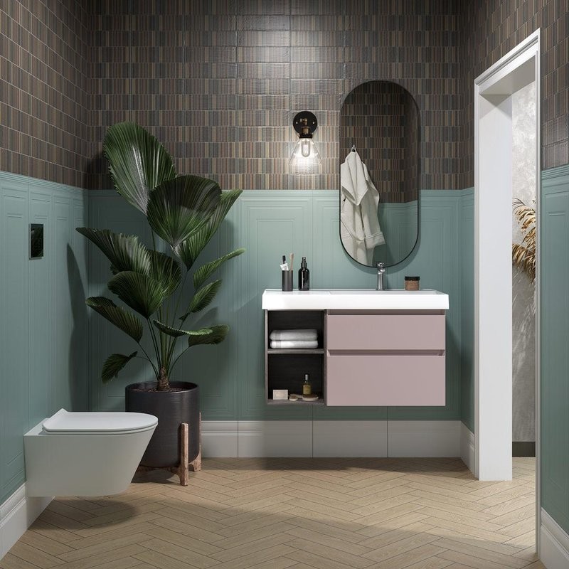 Мебельная раковина KERAMA MARAZZI Cubo 90 R
