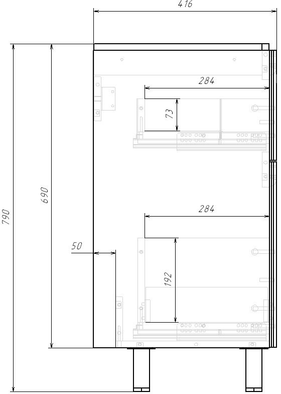 Тумба с раковиной Alavann Lana 60 напольная, 2 ящика, раковина Santek Нео 60, белая