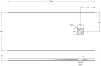 Поддон для душа BelBagno Uno AH 180х80, белый, с сифоном Поддон для душа BelBagno Uno AH 180х80, белый, с сифоном