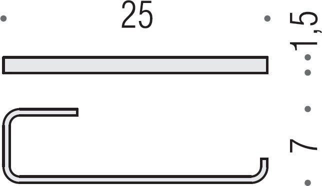 Держатель для полотенец Colombo Design Time W4212.000 хром