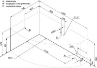 Акриловая ванна Aquanet Jamaica 00205486 L 160x100 см, угловая, левая, пристенная, белая, асимметричная, с каркасом, с сиденьем