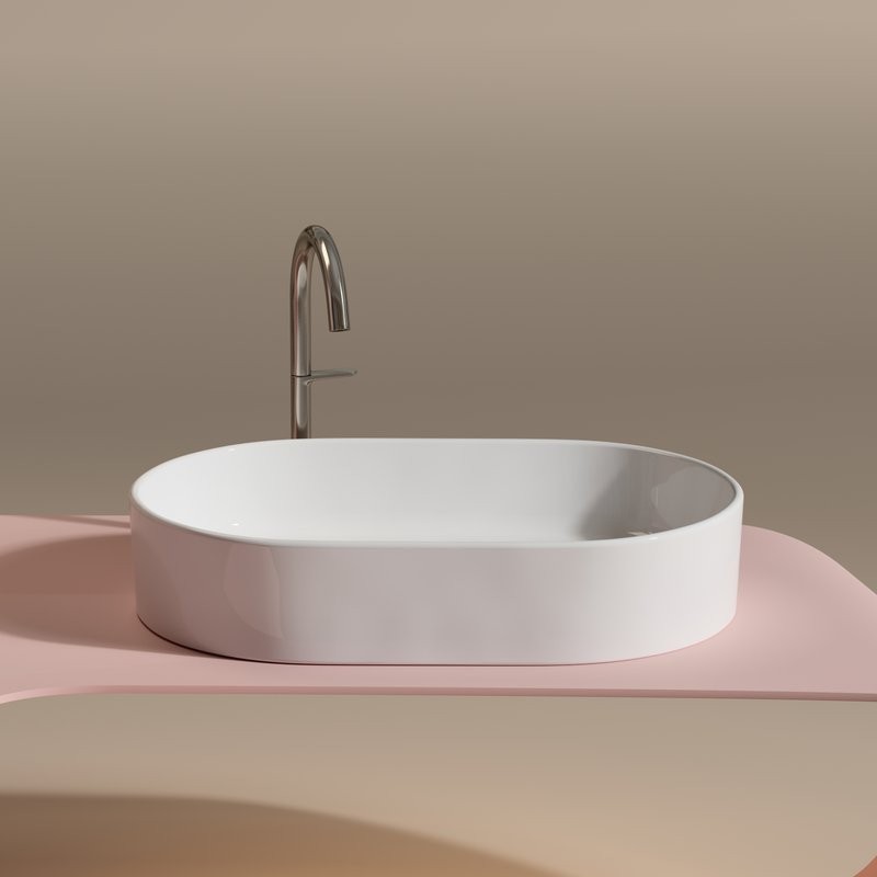 Накладная раковина Ceramicanova Element CN6048 белая