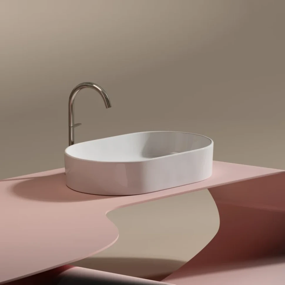 Накладная раковина Ceramicanova Element CN6048 белая