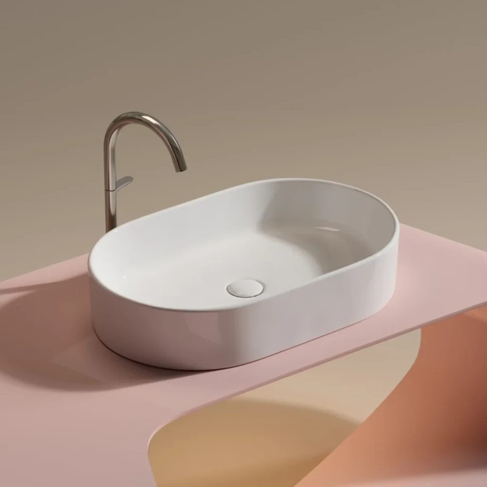 Накладная раковина Ceramicanova Element CN6048 белая