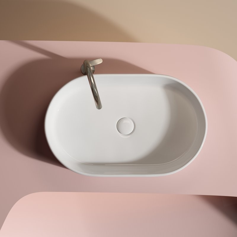 Накладная раковина Ceramicanova Element CN6048 белая