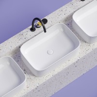 Накладная раковина Ceramicanova Element CN6053 белая глянцевая