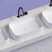 Накладная раковина Ceramicanova Element CN6053 белая глянцевая