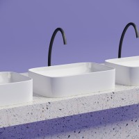 Накладная раковина Ceramicanova Element CN6053 белая глянцевая