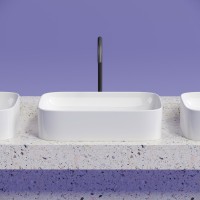 Накладная раковина Ceramicanova Element CN6053 белая глянцевая