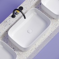 Накладная раковина Ceramicanova Element CN6053 белая глянцевая