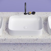 Накладная раковина Ceramicanova Element CN6053 белая глянцевая
