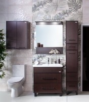 Мебель для ванной комнаты Бриклаер Чили 80 венге С