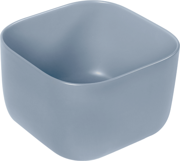 Накладная раковина SantiLine SL-1111BM голубая матовая