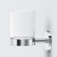 Стакан для ванной AM.PM X-Joy A85A34300 настенный, хром, стеклянный