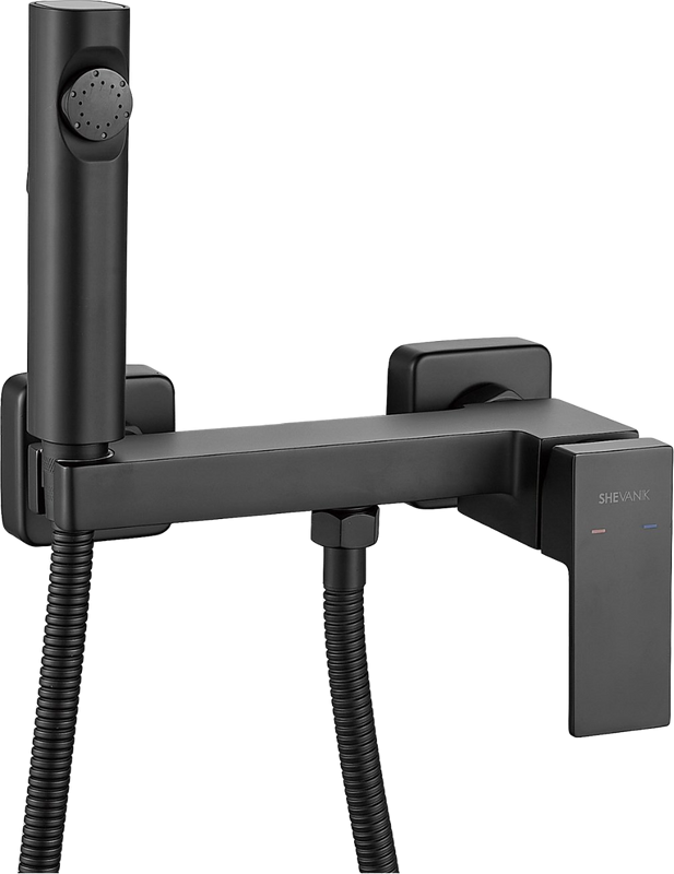Гигиенический душ Shevanik S9605H-1 со смесителем, черный