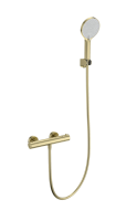 Термостатический смеситель Wonzon & Woghand WW-B2065-A-BG для душа, брашированное золото