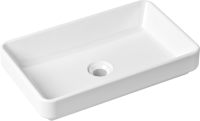 Комплект Накладная раковина Lavinia Boho Bathroom Sink Slim 33311004 + Донный клапан Wellsee Drainage System 182134000 хром + Сифон 182102000 хром