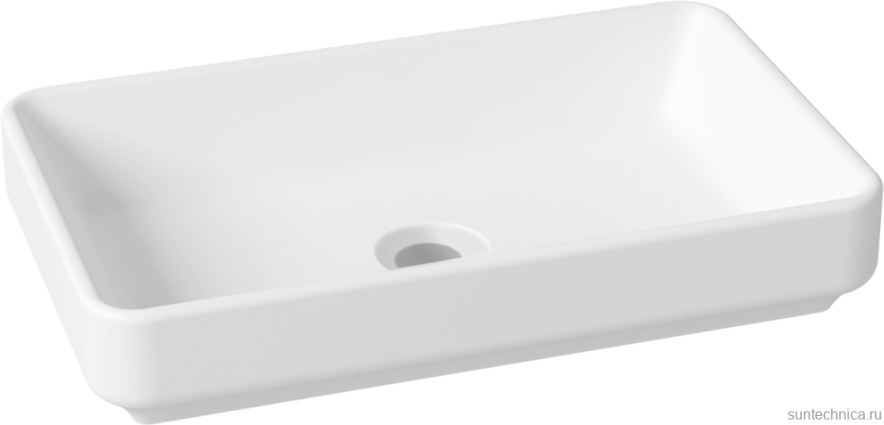 Комплект Накладная раковина Lavinia Boho Bathroom Sink Slim 33311004 + Донный клапан Wellsee Drainage System 182134000 хром + Сифон 182102000 хром