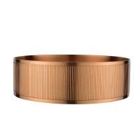 Накладная раковина AltroBagno Costoso 001007 RaSp 40 матовая медь, круглая, нержавеющая сталь