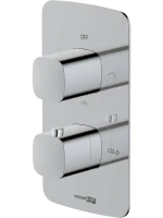 Душевой комплект Термостат Wasserkraft Naab 8644 Thermo + Гарнитур Hansgrohe Croma 26592400 + Подключение Allen Brau Infinity 5.21A17-00 + Душ A069 + Кронштейн A090 + Излив A091