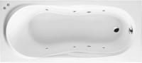 Акриловая ванна Excellent Sekwana WAEX.SEK17.SOFT 170x75 см, левая, встраиваемая, с гидромассажем, белая, с каркасом, со сливом-переливом