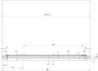 Душевая дверь в нишу Ravak Pivot PDOP1-90 Transparent, профиль и ручки белые