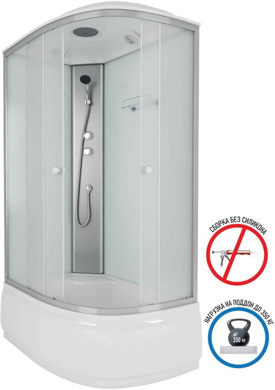 Душевая кабина Niagara Eco E120/80/40L/MT 120х80 см