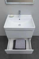 Тумба с раковиной Aquanet Sofa 60 подвесная