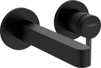 Смеситель для раковины Hansgrohe Finoris 76051670 С ВНУТРЕННЕЙ ЧАСТЬЮ матовый черный