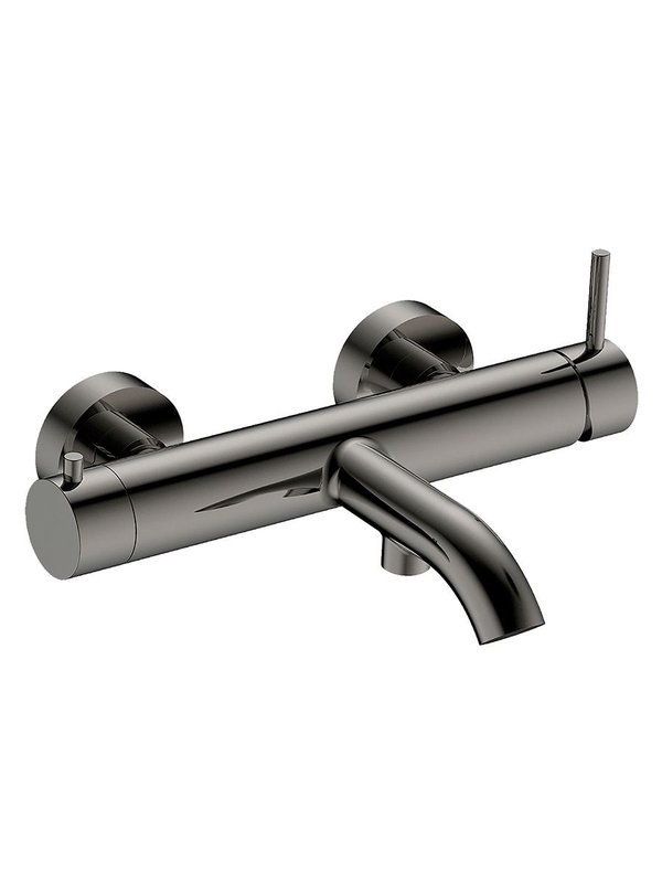 Смеситель для ванны, метал Gun metal, AQUAme AQM6212GM Siena