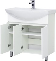 Тумба с раковиной SanStar Лайн 80 раковина Santek Балтика 80